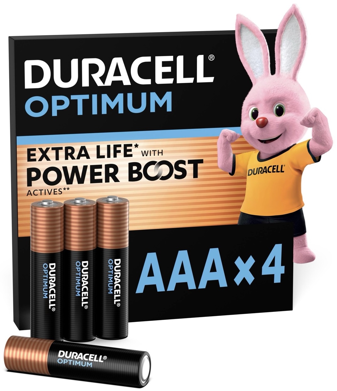 в продаже Батарейка Duracell AAA Optimum LR03*4 (5000394158726) - фото 3
