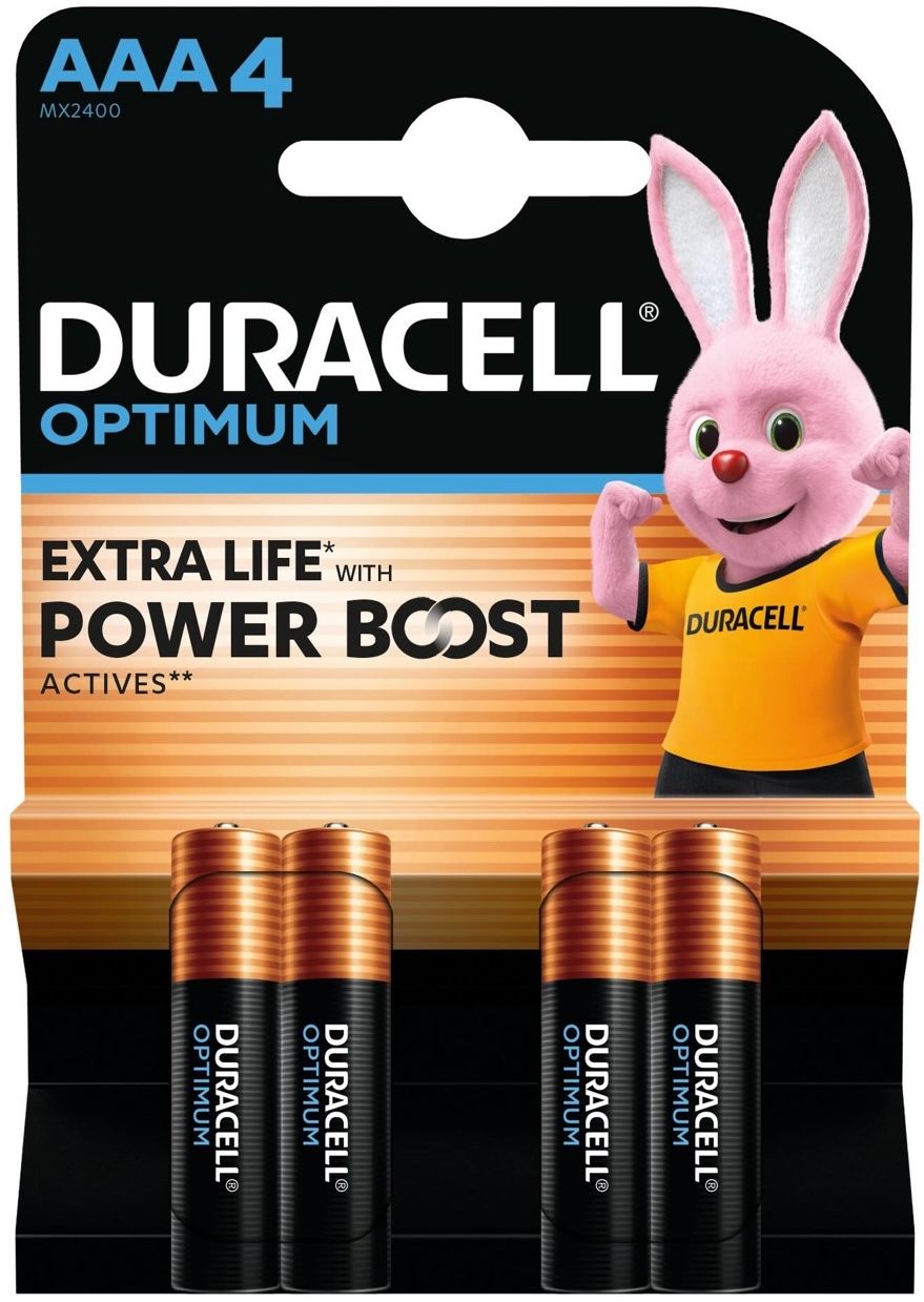 Duracell AAA Optimum LR03*4 (5000394158726)