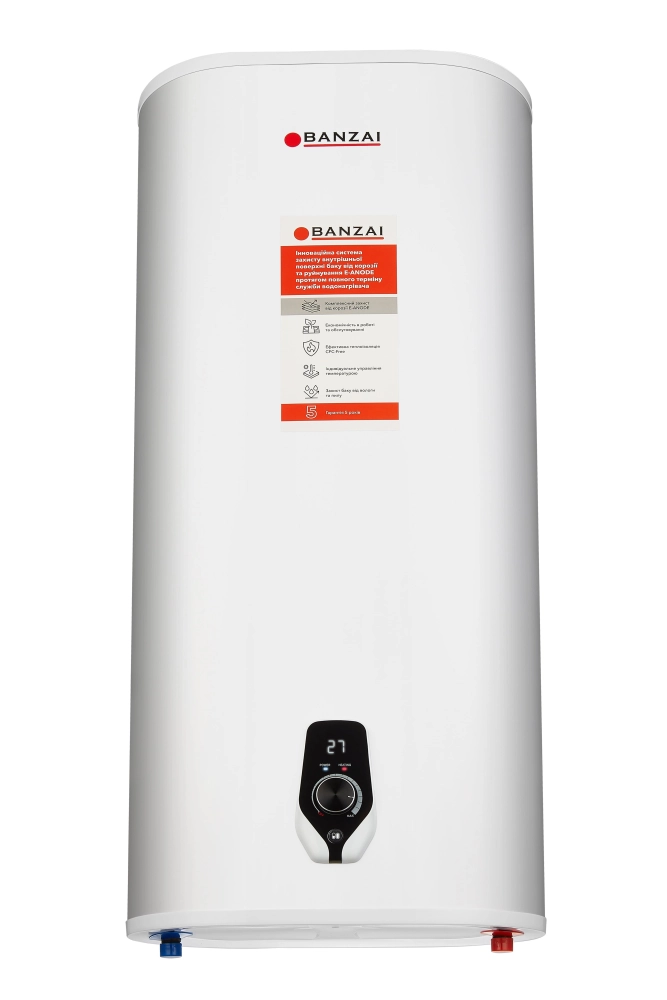 ᐉ Бойлер Banzai 80DIRON20 E-ANODE VH купить по цене 9 439 грн. в Киеве ...