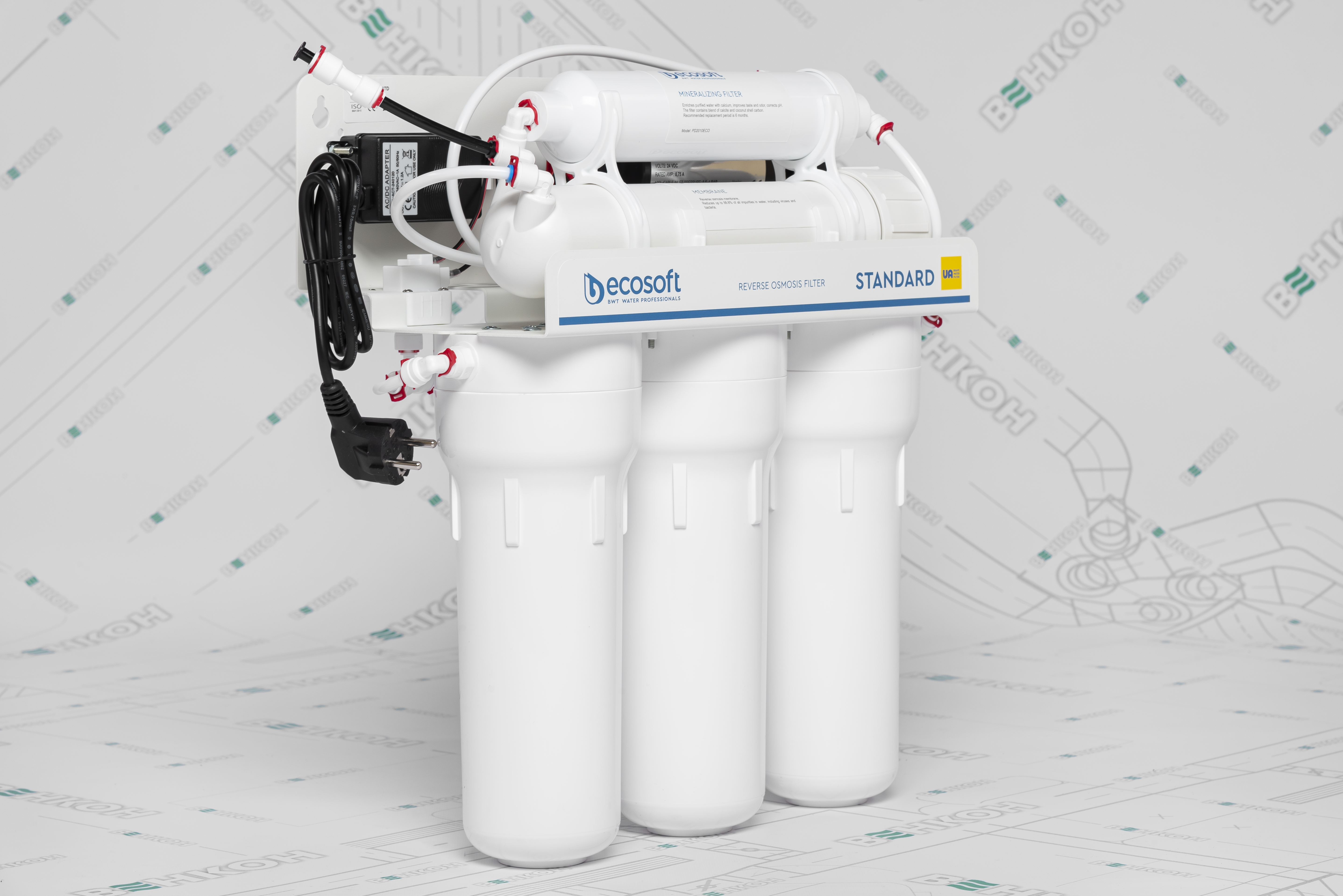 Фильтр для воды Ecosoft Standard PRO MO550MPECOSTD с помпой инструкция - изображение 6