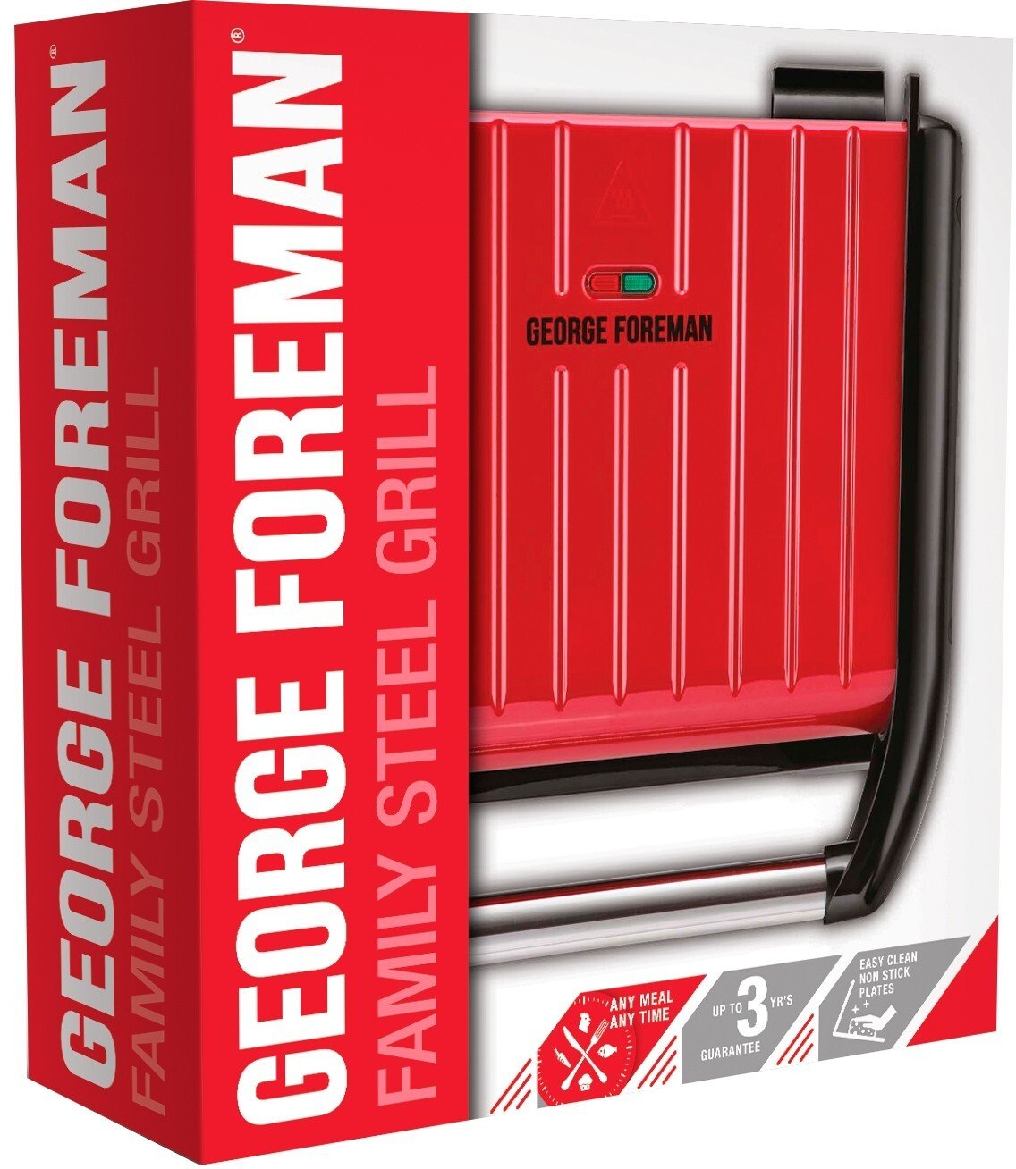 Електрогриль George Foreman 25040-56 Family Steel Grill характеристики - фотографія 7