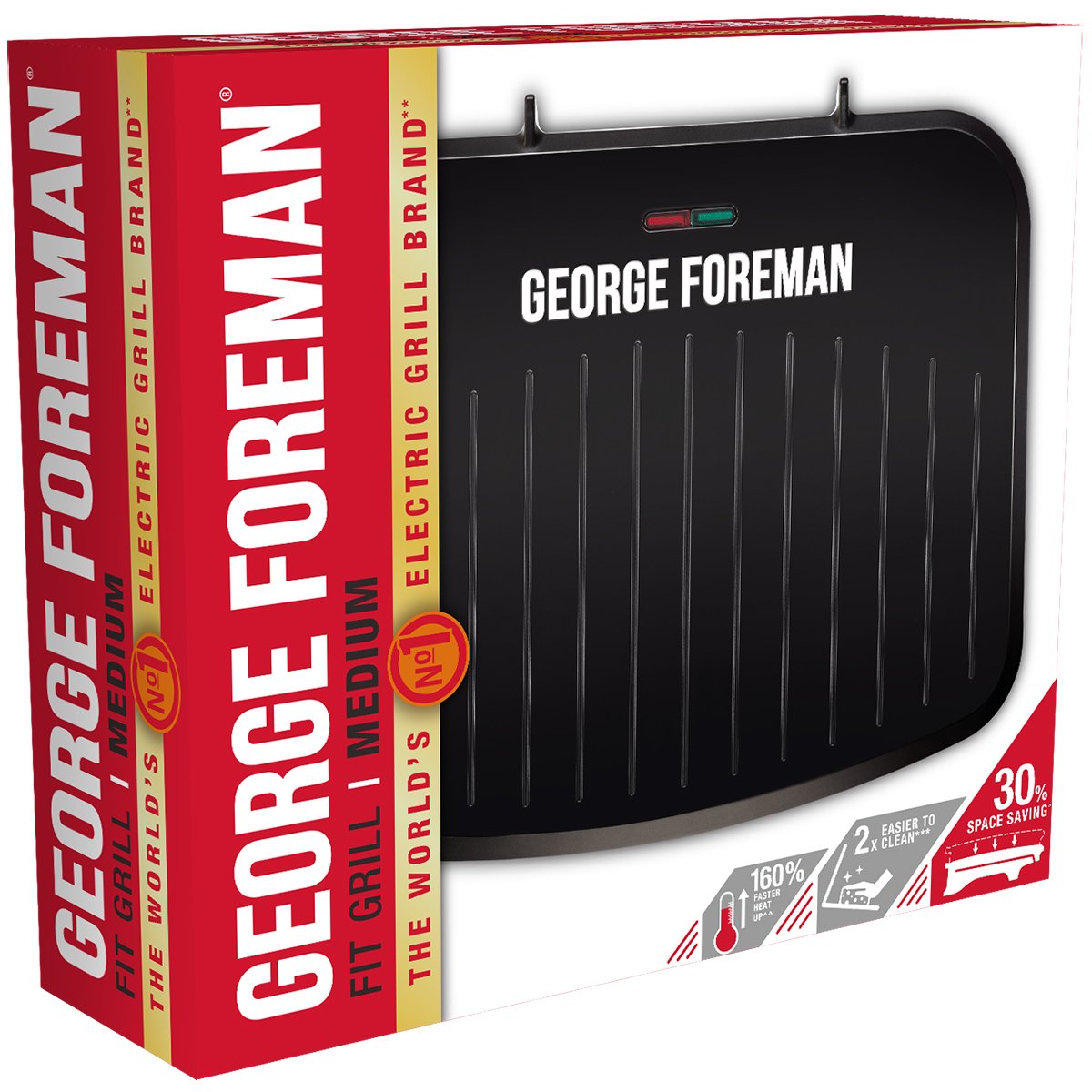 Электрогриль George Foreman 25810-56 Fit Grill Medium внешний вид - фото 9