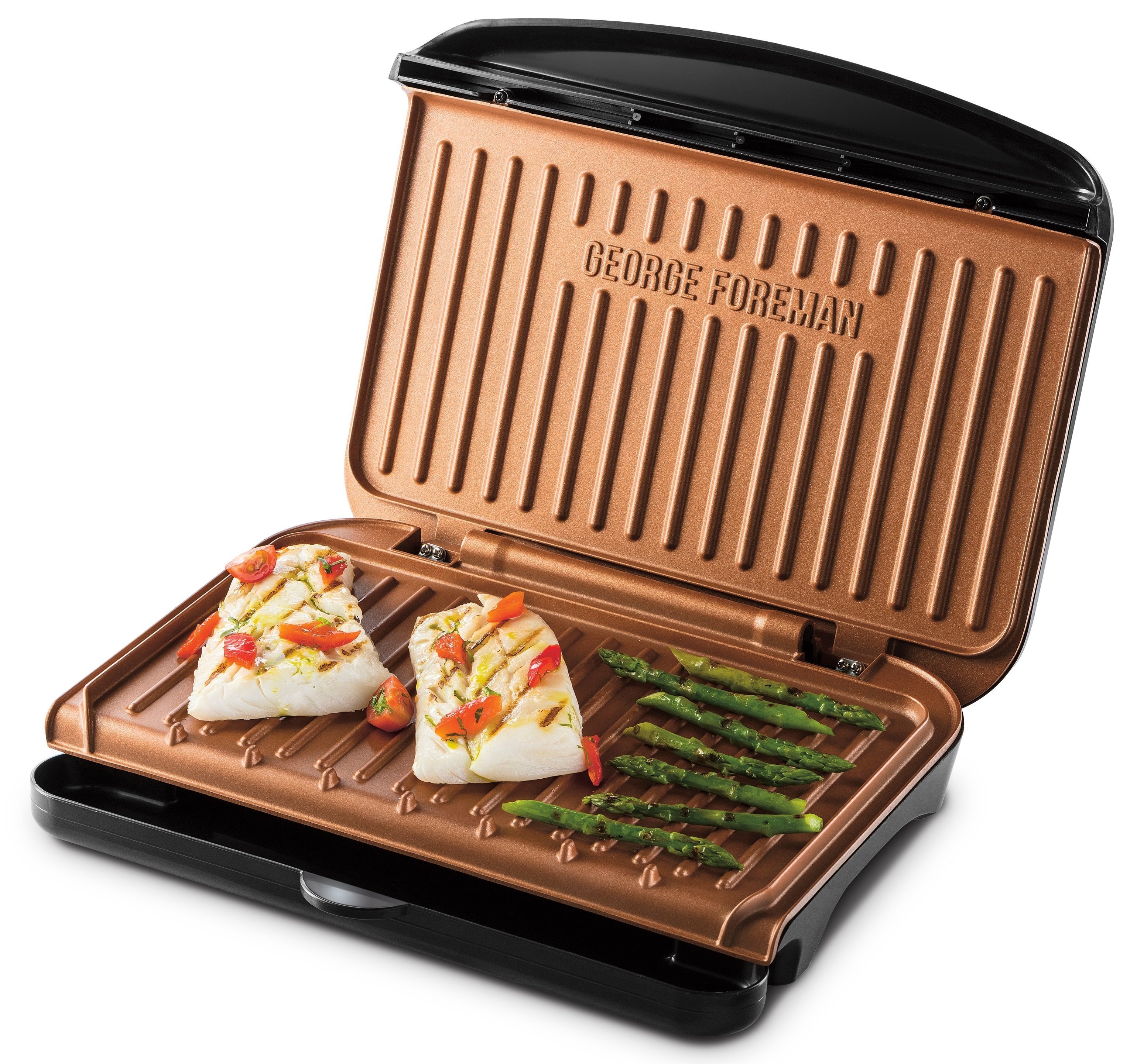 George Foreman 25811-56 Fit Grill Copper Medium