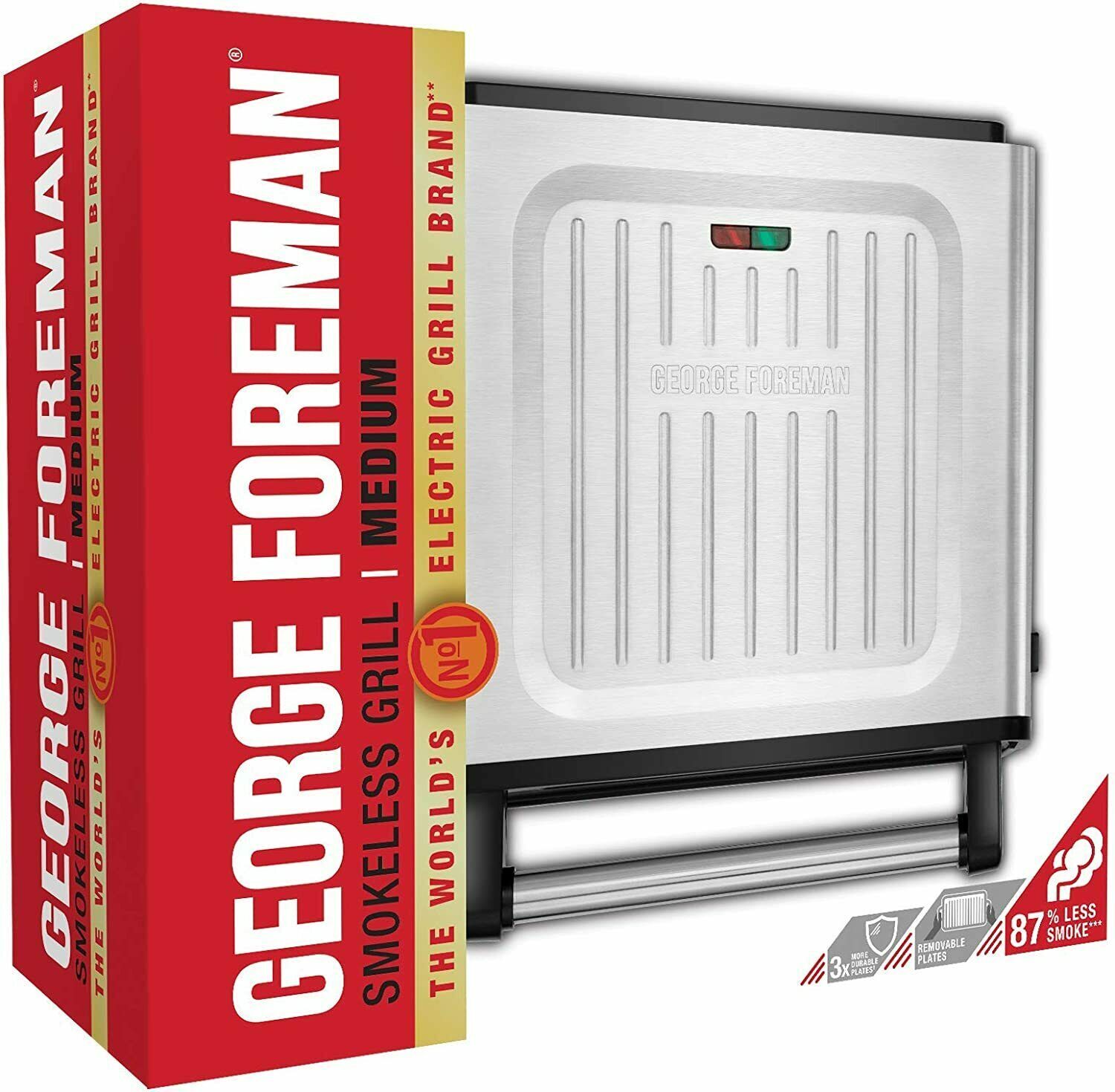 Електрогриль George Foreman 28000-56 Smokeless Grill інструкція - зображення 6