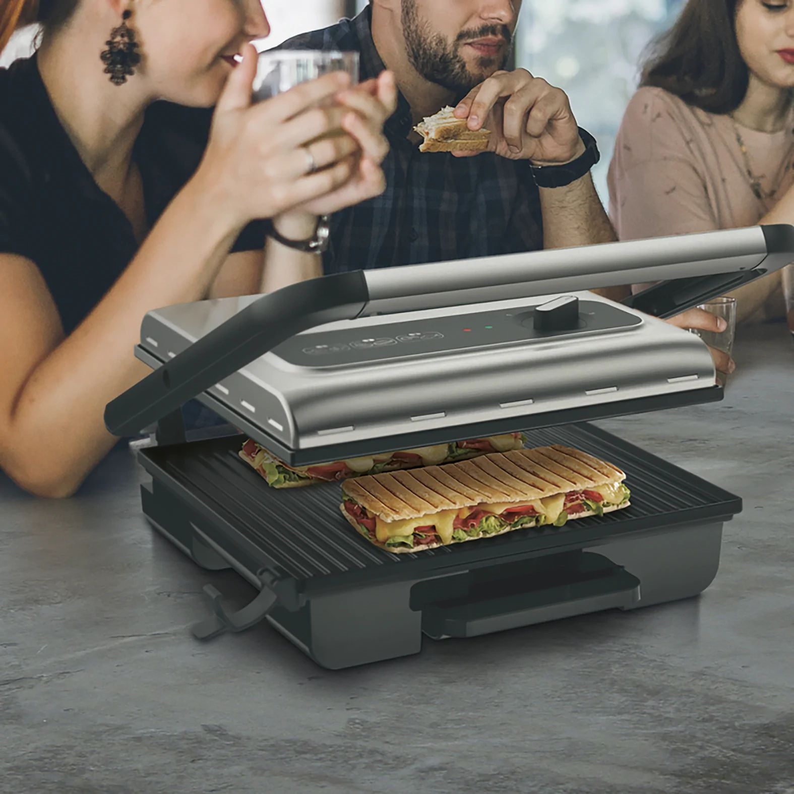 Електрогриль Tefal GC242D38 Grill Inicio характеристики - фотографія 7