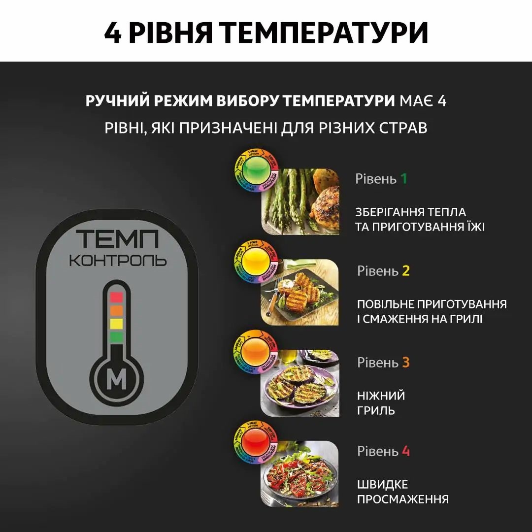 Tefal GC724D12 OptiGrill+ XL в магазині в Києві - фото 10