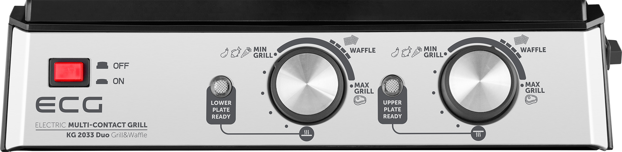фотографія товару ECG KG 2033 Duo Grill Waffle - 23