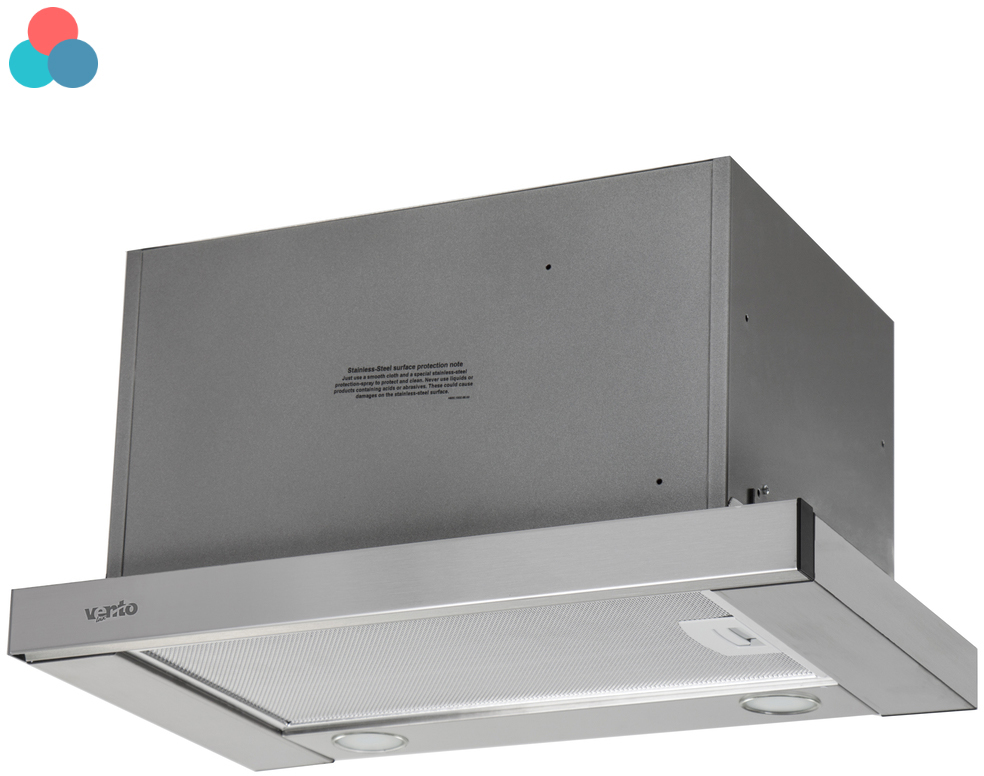 Кухонна витяжка Ventolux GARDA 50 INOX (1100) SMD LED в інтернет-магазині, головне фото