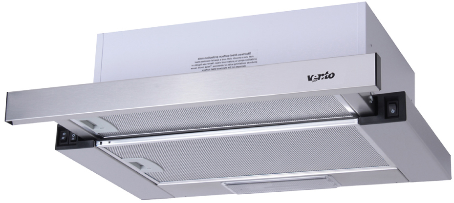 Вытяжка Ventolux в кухонный шкаф Ventolux GARDA 50 INOX (700) SLIM