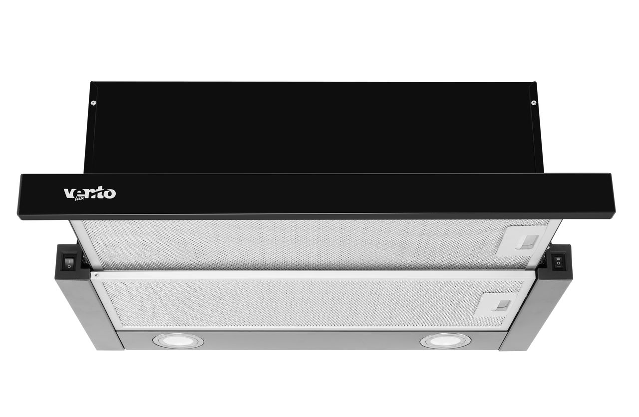 Кухонна витяжка Ventolux GARDA 60 BK (1000) LED ціна 5138 грн - фотографія 2