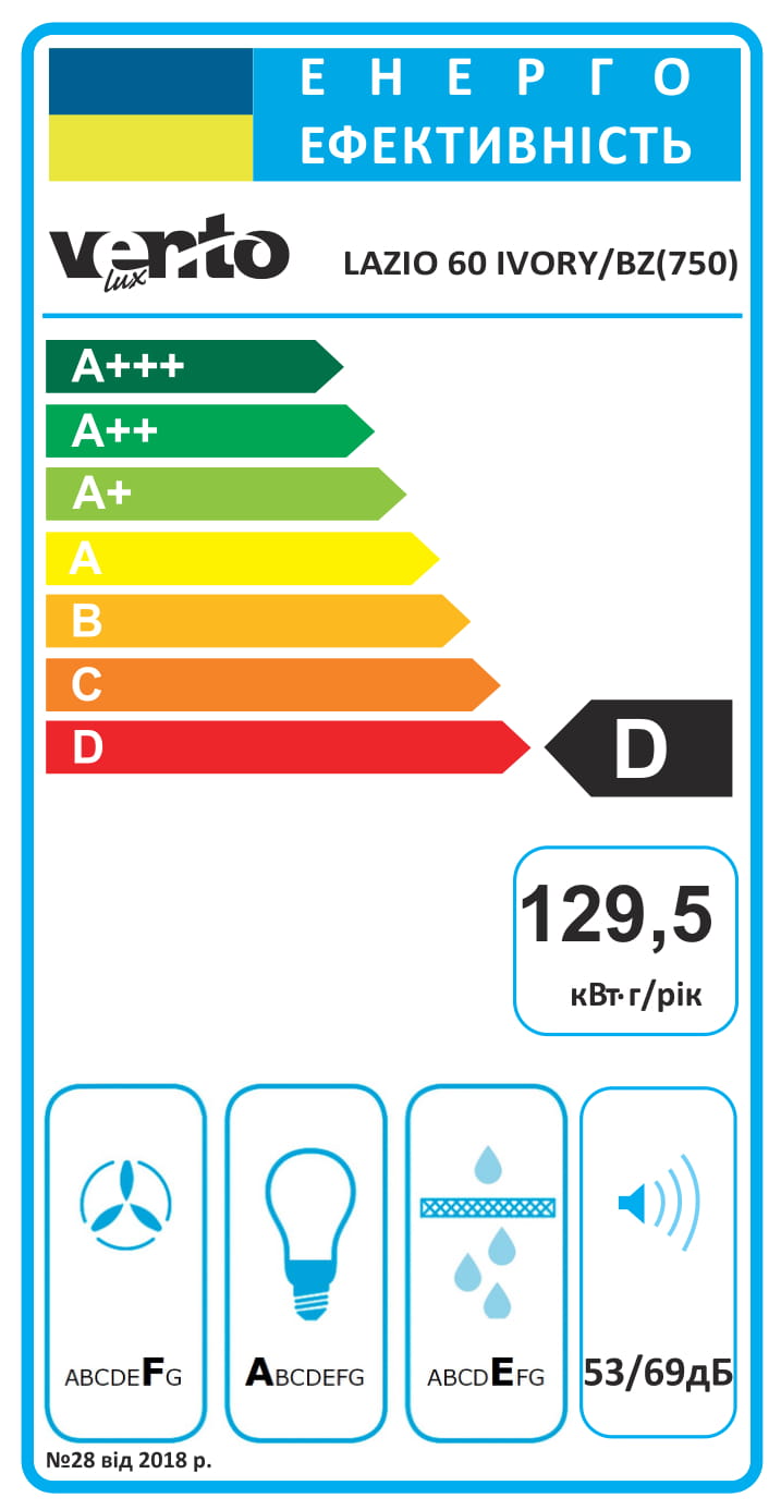 Кухонна витяжка Ventolux LAZIO 60 IVORY/BZ (750) інструкція - зображення 6