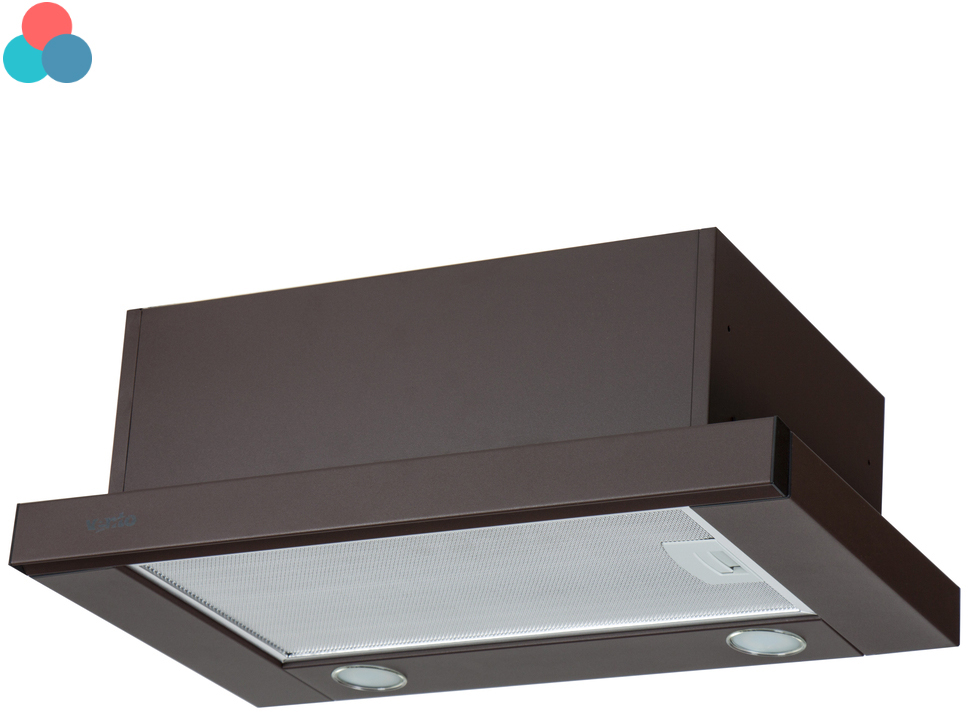 Кухонна витяжка Ventolux GARDA 50 BR (750) SMD LED в інтернет-магазині, головне фото