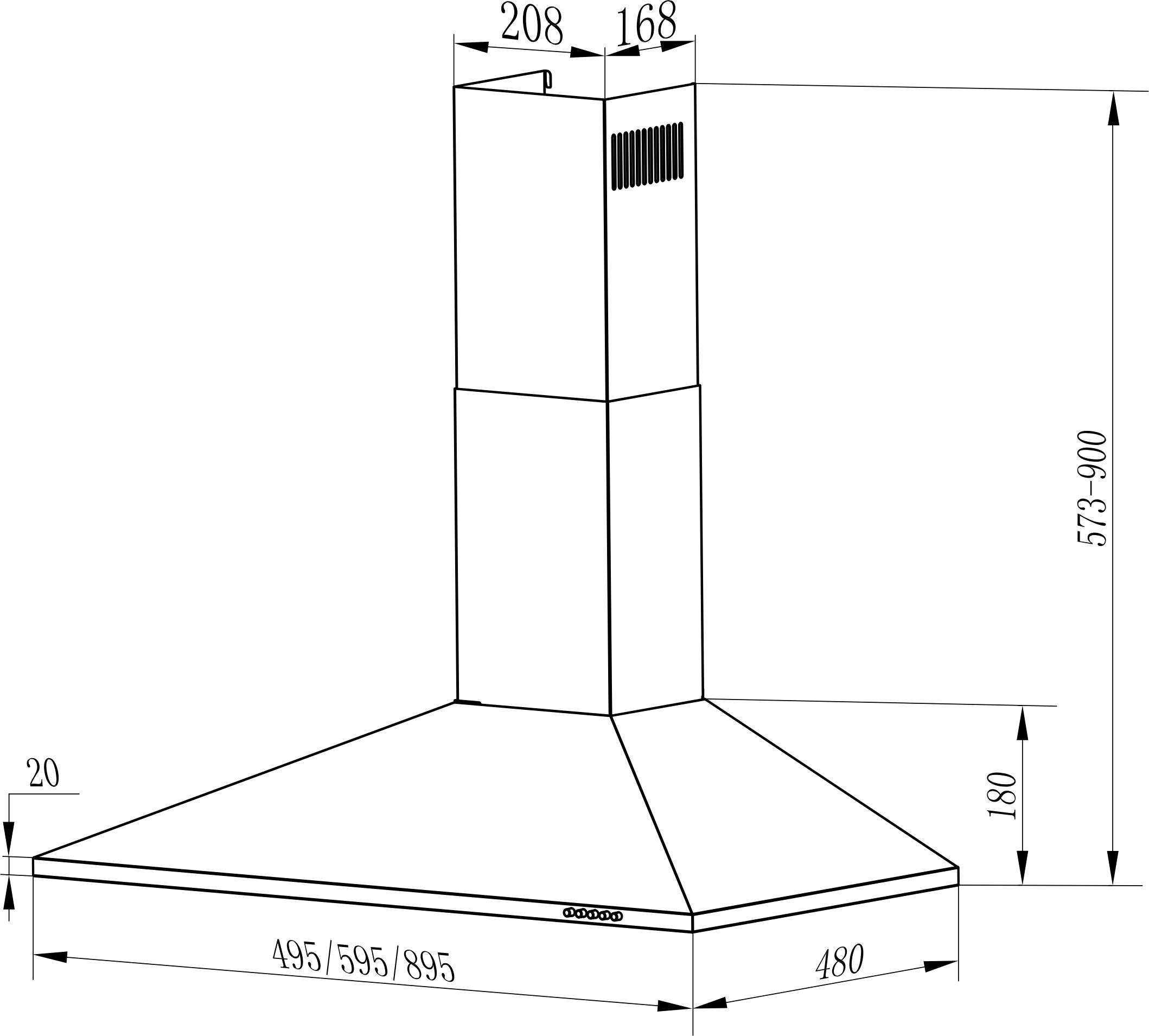 Interline ZET X A/60 PB/2/T Габаритные размеры