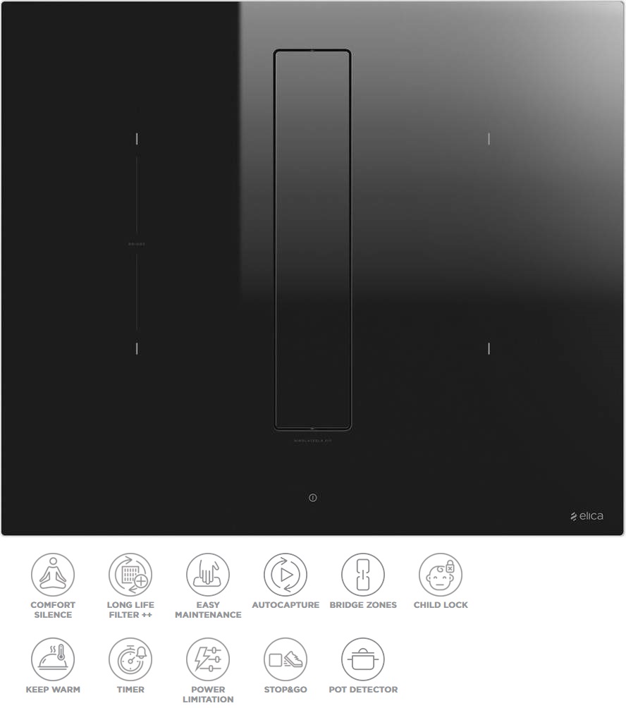 Варочная поверхность Elica NIKOLATESLA FIT BL/A/70 обзор - фото 11