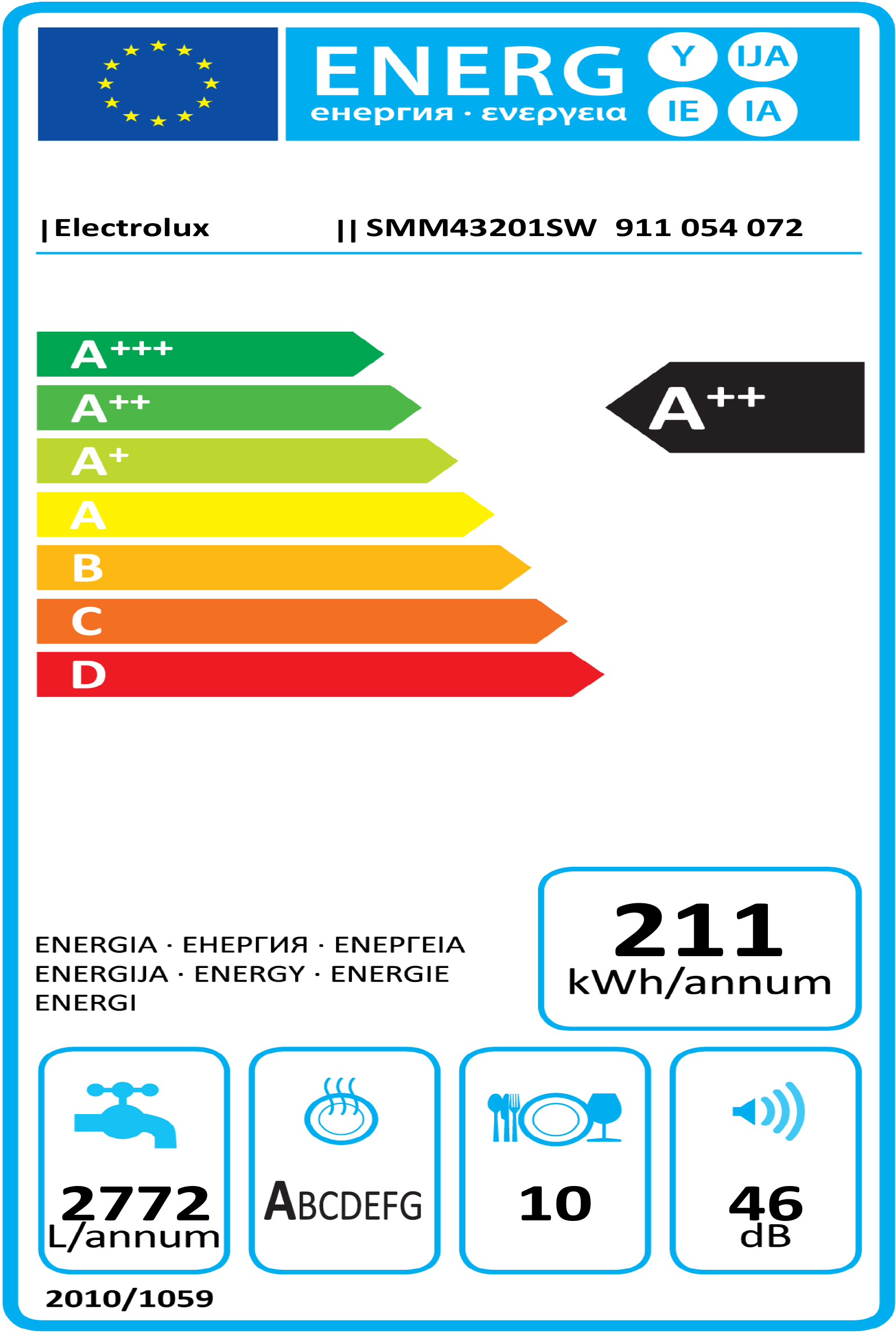 товар Electrolux SMM43201SW - фото 13