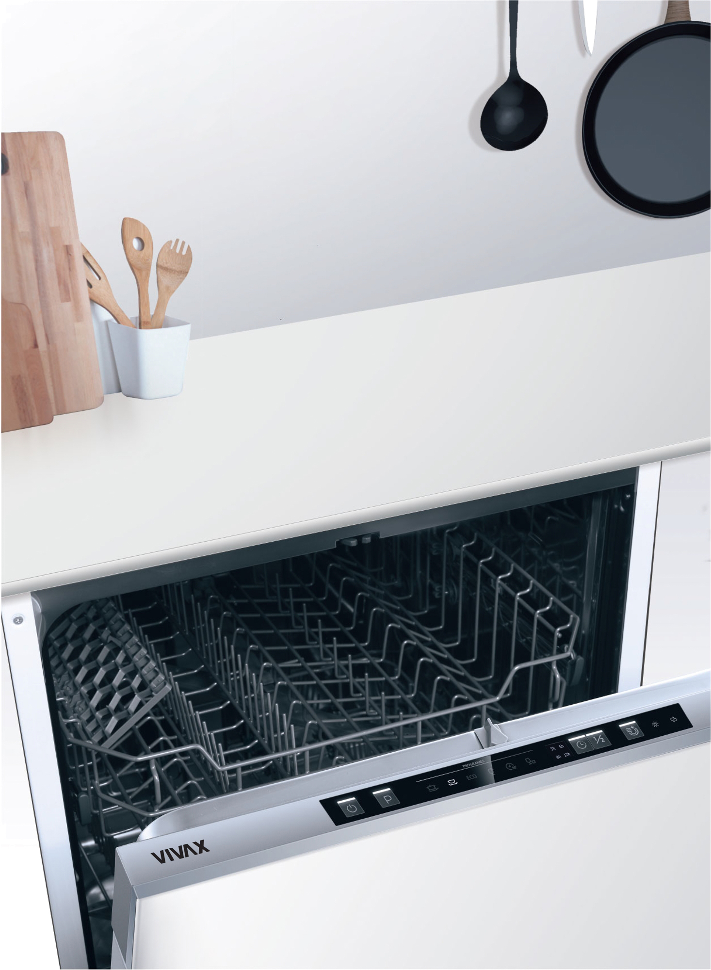 Посудомийна машина Vivax DWB-451052B ціна 9888.00 грн - фотографія 2