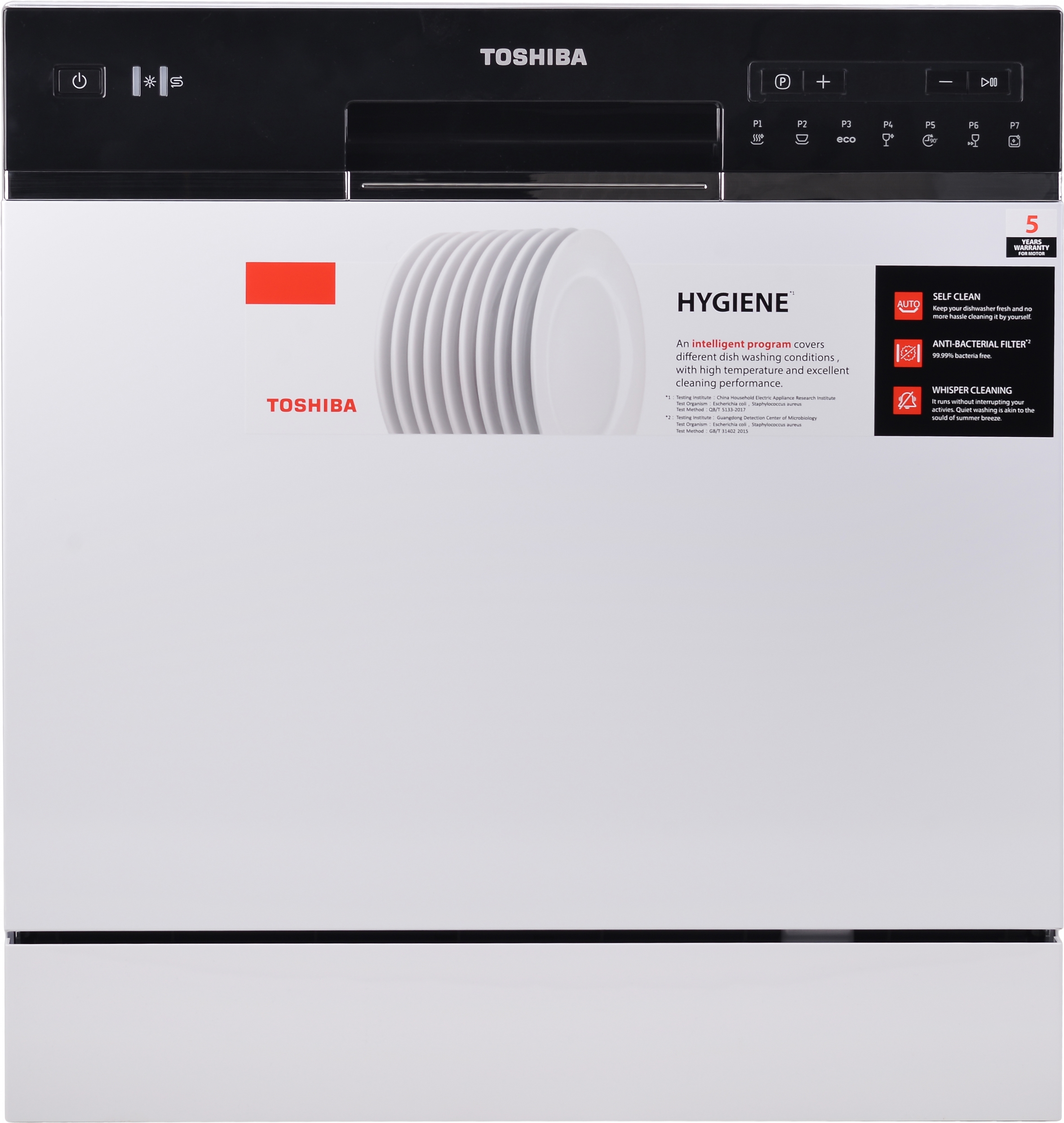 Характеристики посудомийна машина Toshiba DW-08T1CIS(W)-UA