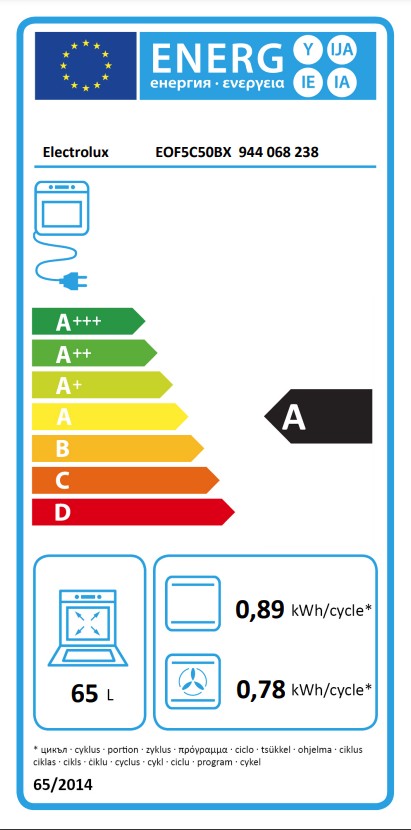 огляд товару Духова шафа Electrolux EOF5C50BX - фотографія 12