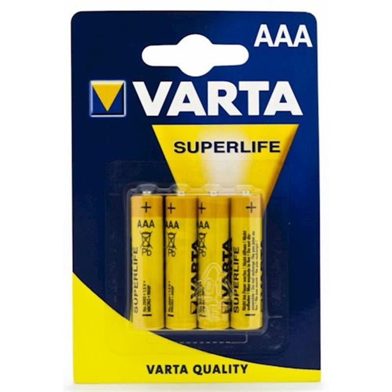 Батарейки типа ААА Varta Superlife 2003 AAA/LR03 BL 4шт