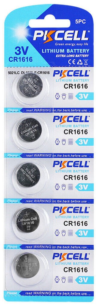 Батарейка PkCell CR1616 BL 5шт (PC/CR1616/21799)