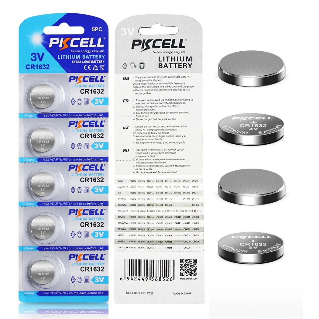 Батарейка PkCell CR1632 BL 5шт (PC/CR1632/21801) ціна 108 грн - фотографія 2