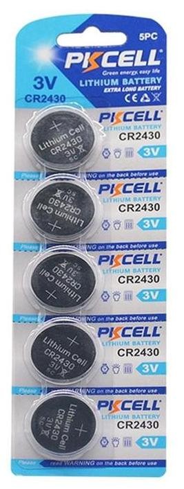 Батарейка PkCell CR2430 BL 5шт (PC/CR2430/21802)