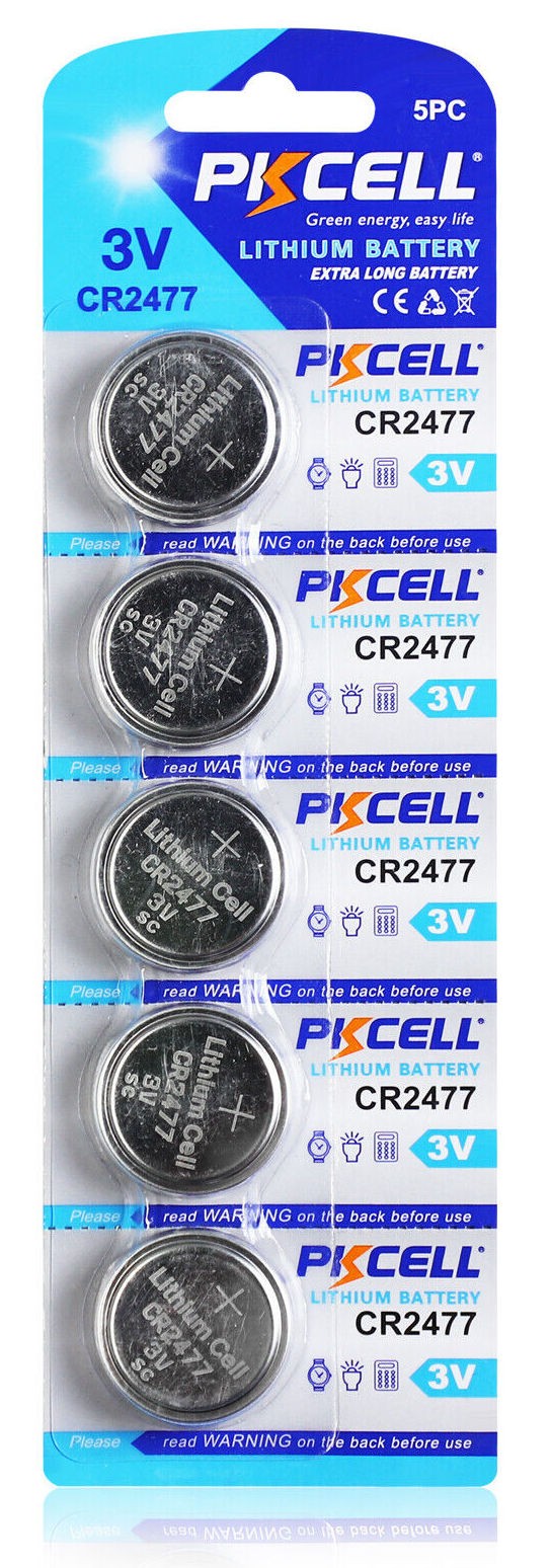Батарейка PkCell CR2477 BL 5шт (PC/CR2477/21804)