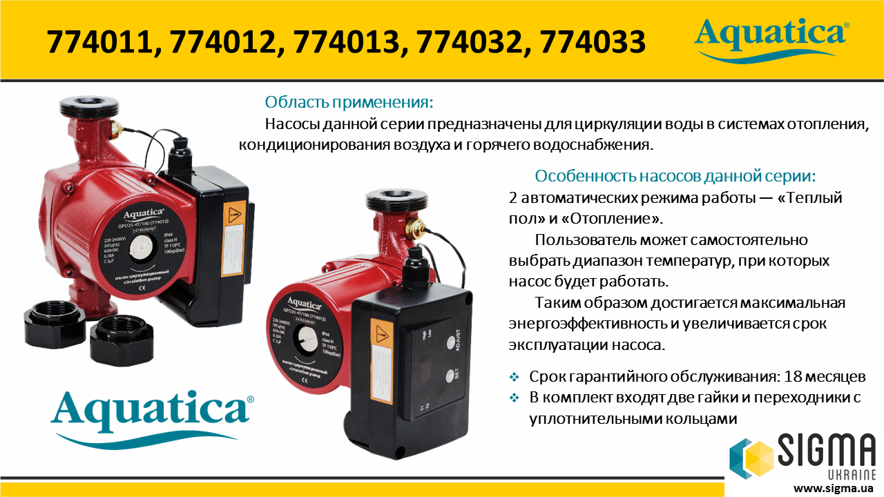 Циркуляционный насос Aquatica GPD25-4T/130 (774013) отзывы - изображения 5