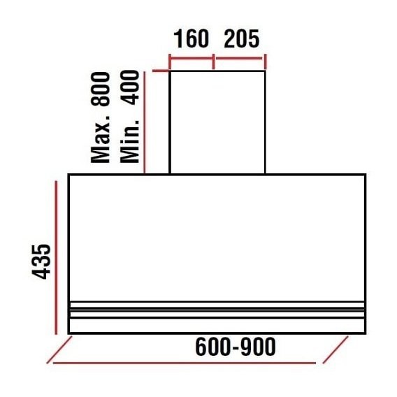 Grifon GR SL SMS 60 BL Габаритные размеры