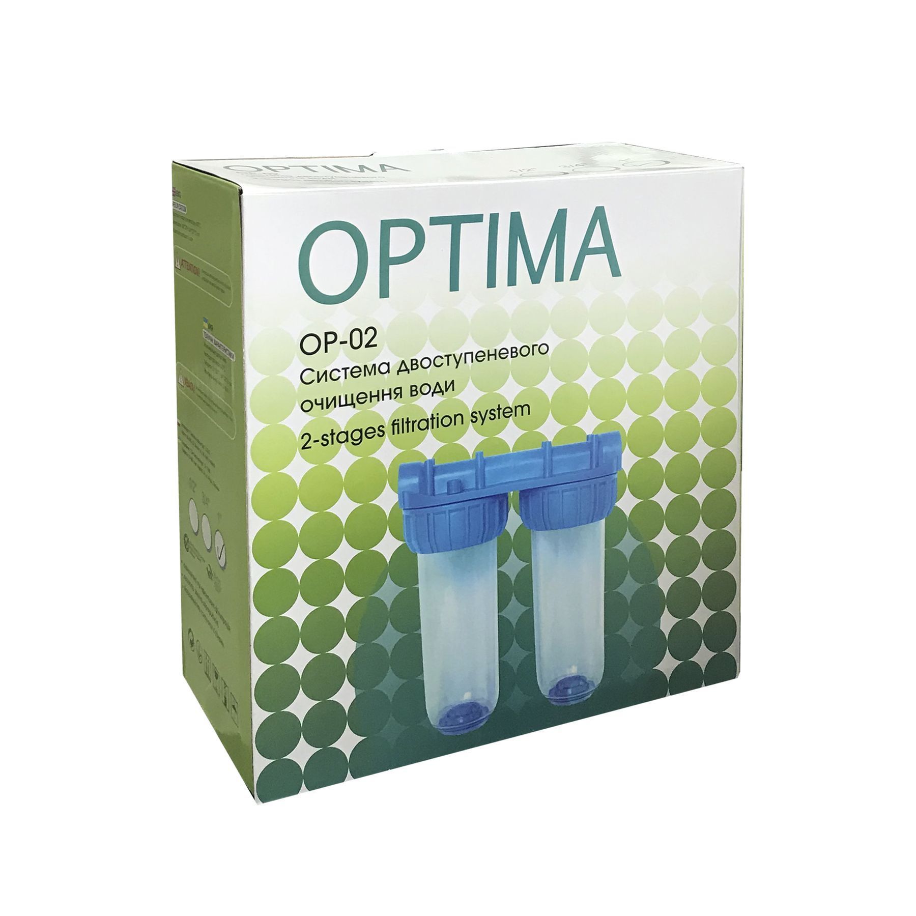 Магістральний фільтр Optima Optima OP-02, 3/4″ ціна 1242 грн - фотографія 2