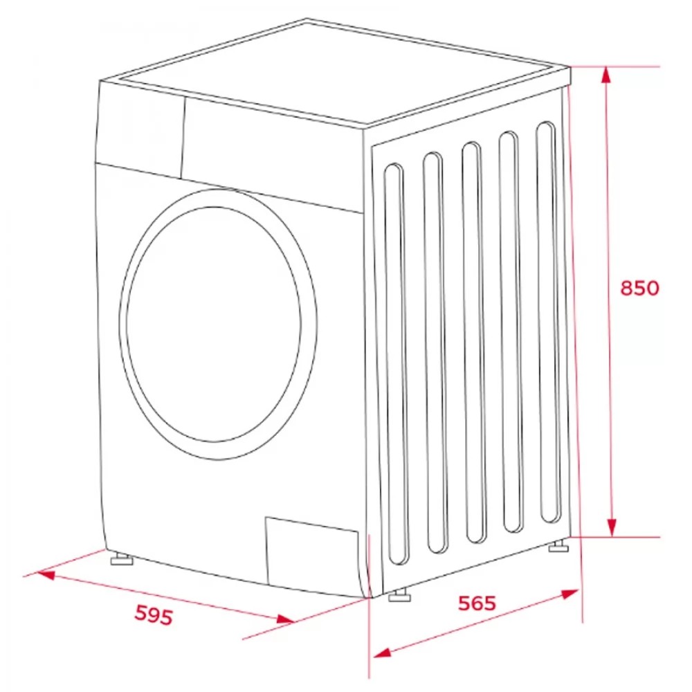 Teka WMK 81050 (113900011) Габаритні розміри