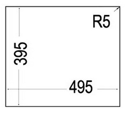 Teka SQUARE 50.40 TG (115230022) Світло-бежевий Габаритні розміри