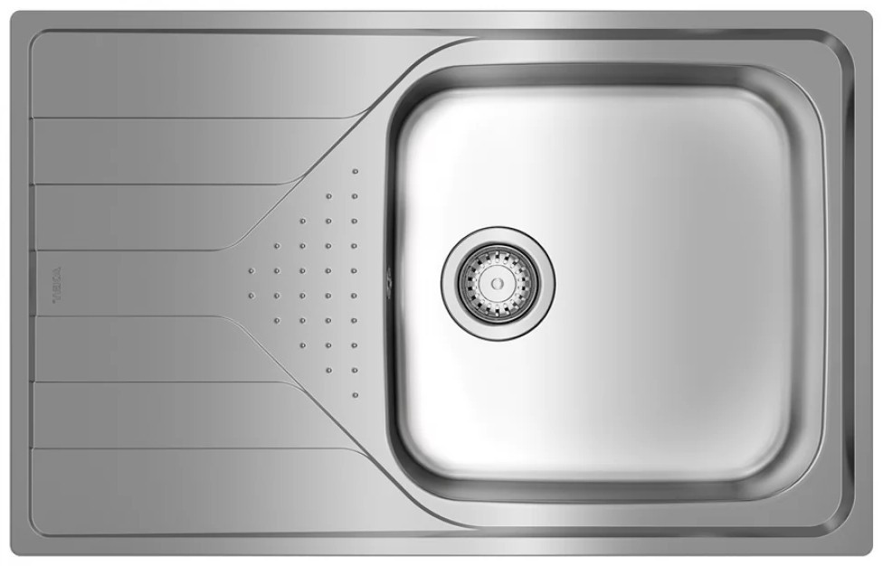 Кухонна мийка довжина 500 мм Teka UNIVERSE 50 1B 1D MAX (115110030) Мікротекстура