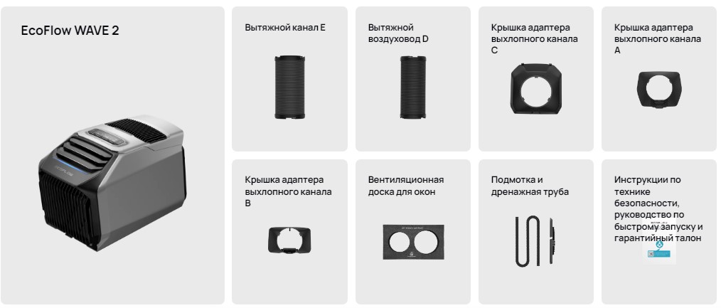 обзор товара Мобильный кондиционер EcoFlow Wave 2 (без АКБ) - фотография 12