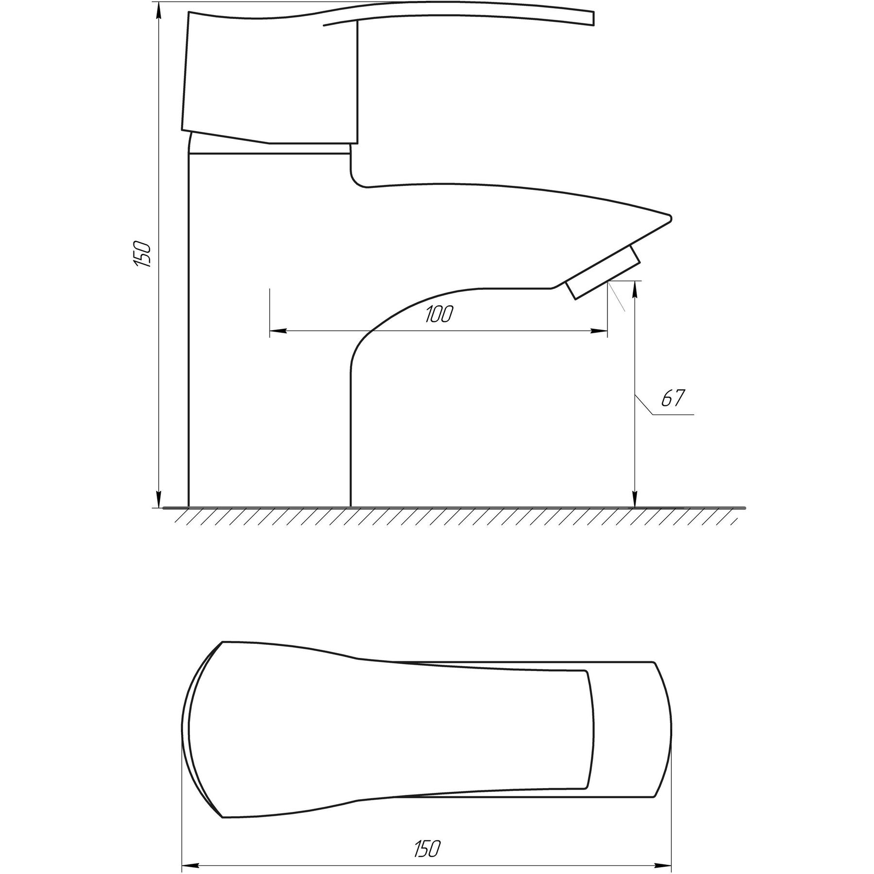 Globus Lux Queensland GLQU-101 Габаритні розміри