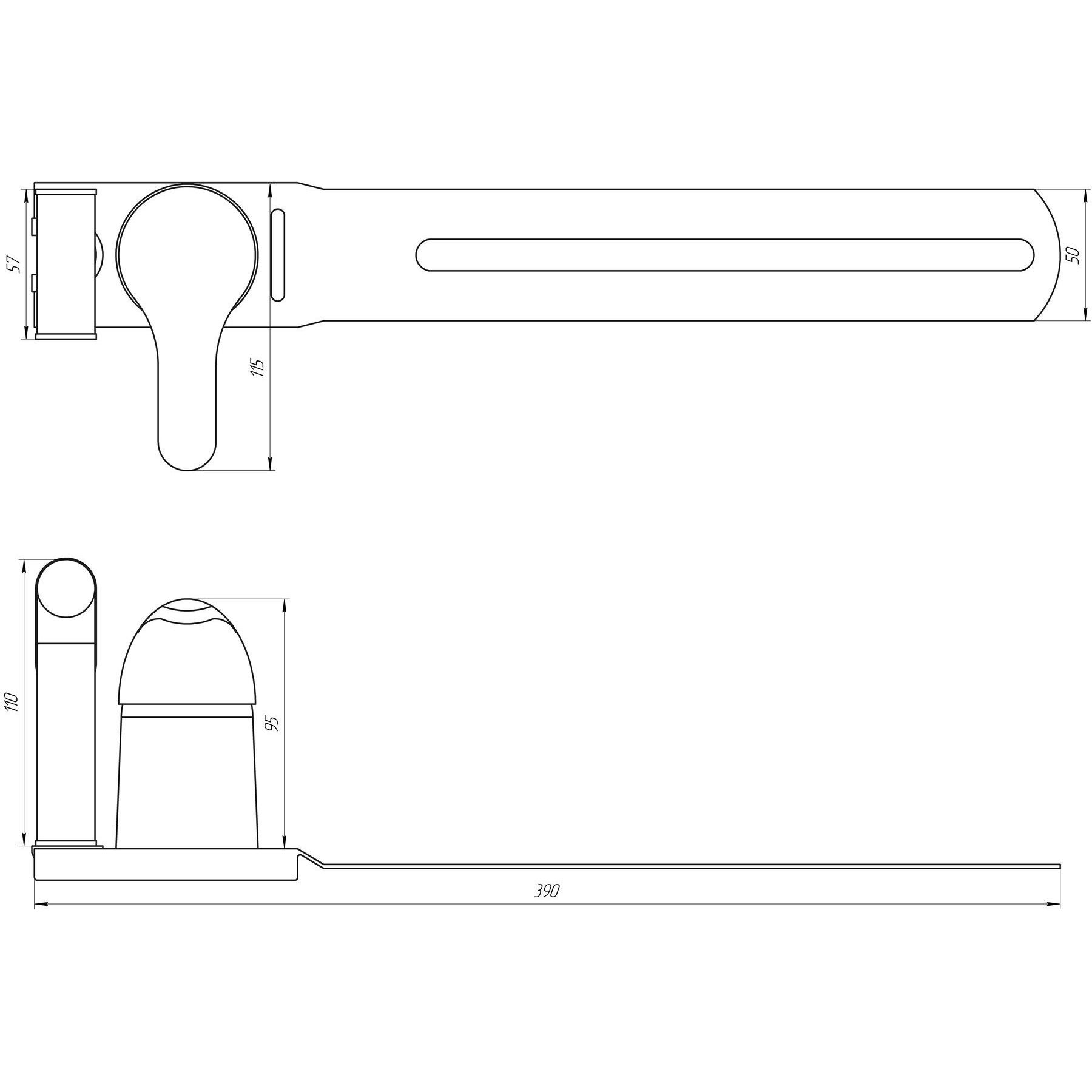 Globus Lux Solly GLSO-0206 Габаритні розміри