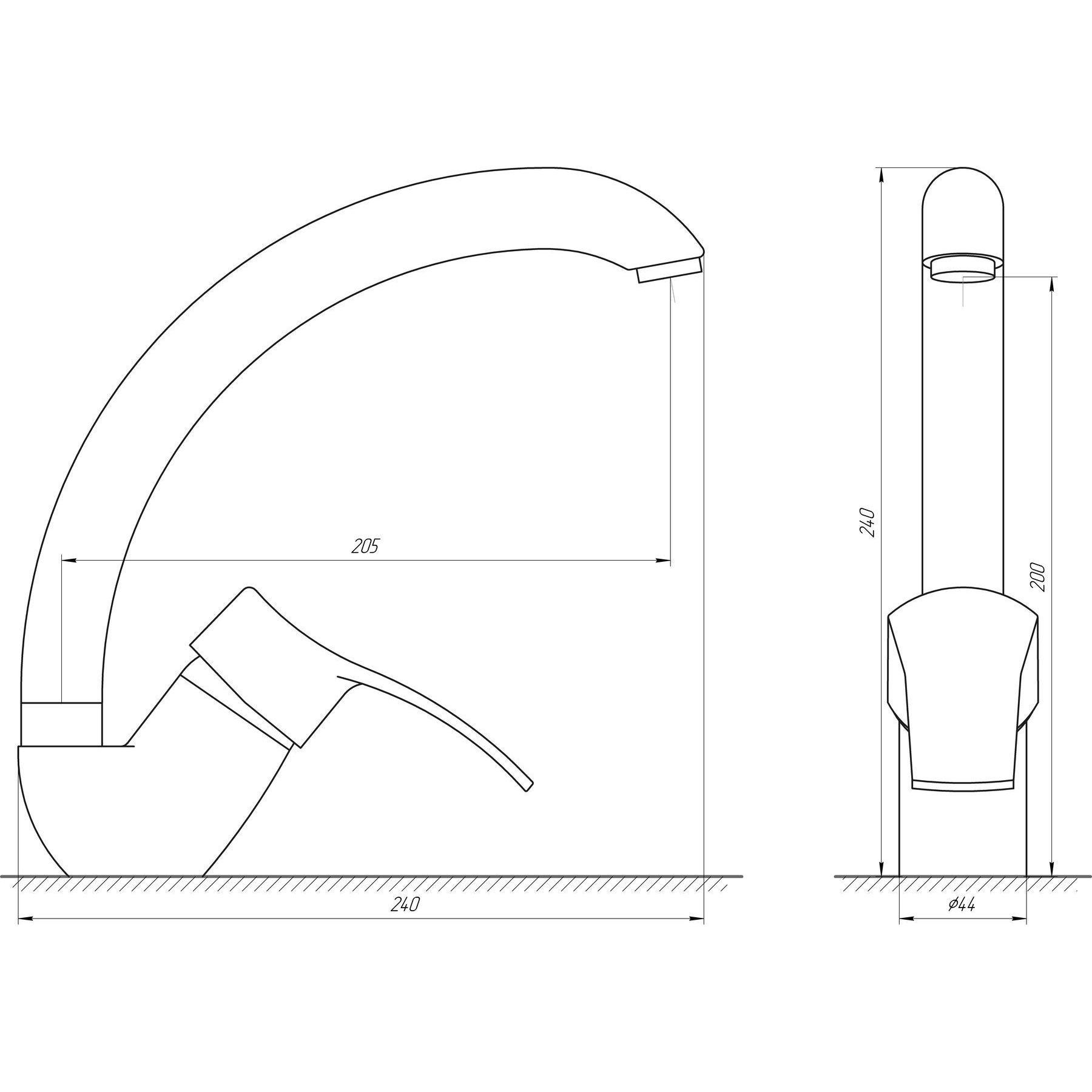 Globus Lux Queensland GLQU-203S Габаритные размеры