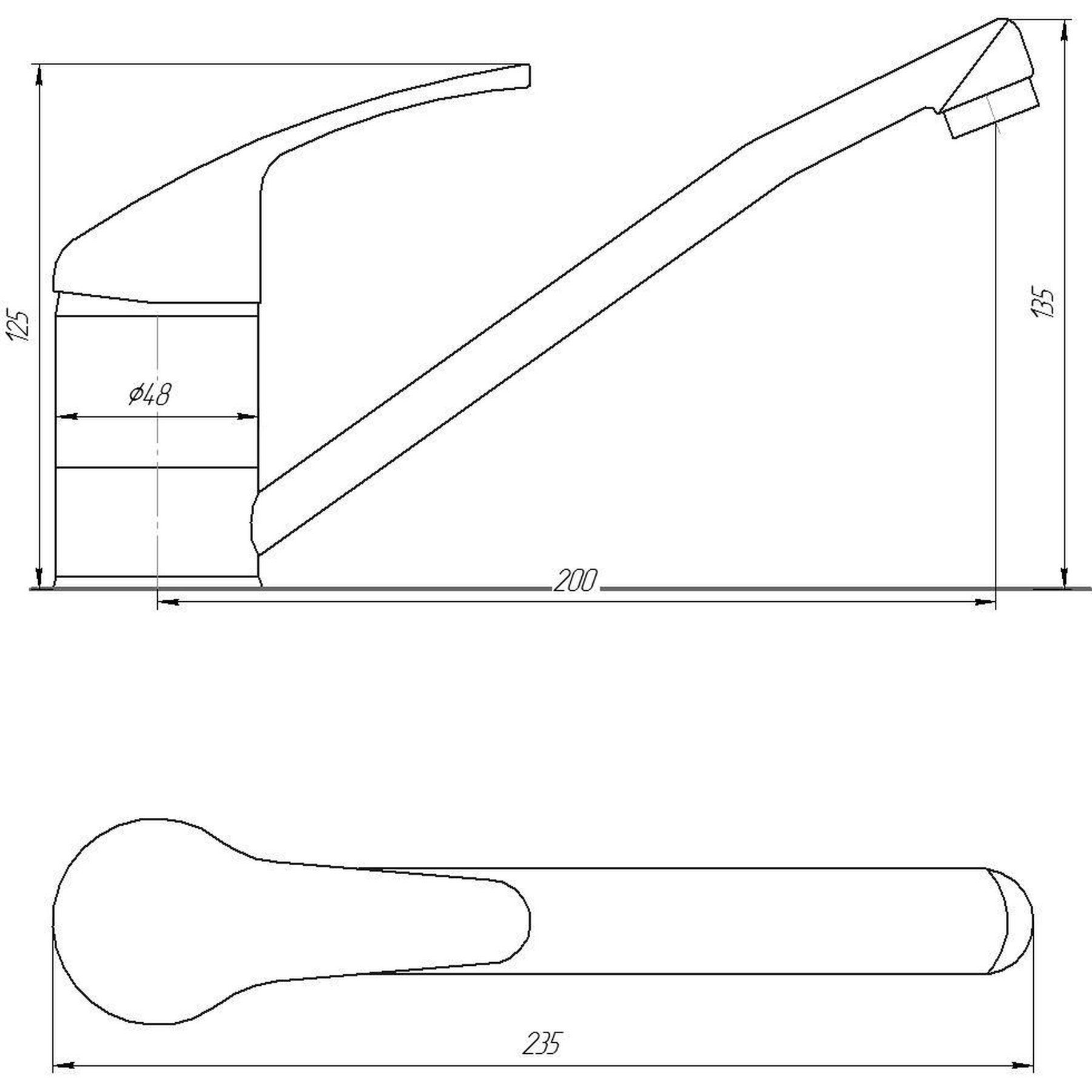 Globus Lux Solly GLSO-0203 Габаритные размеры