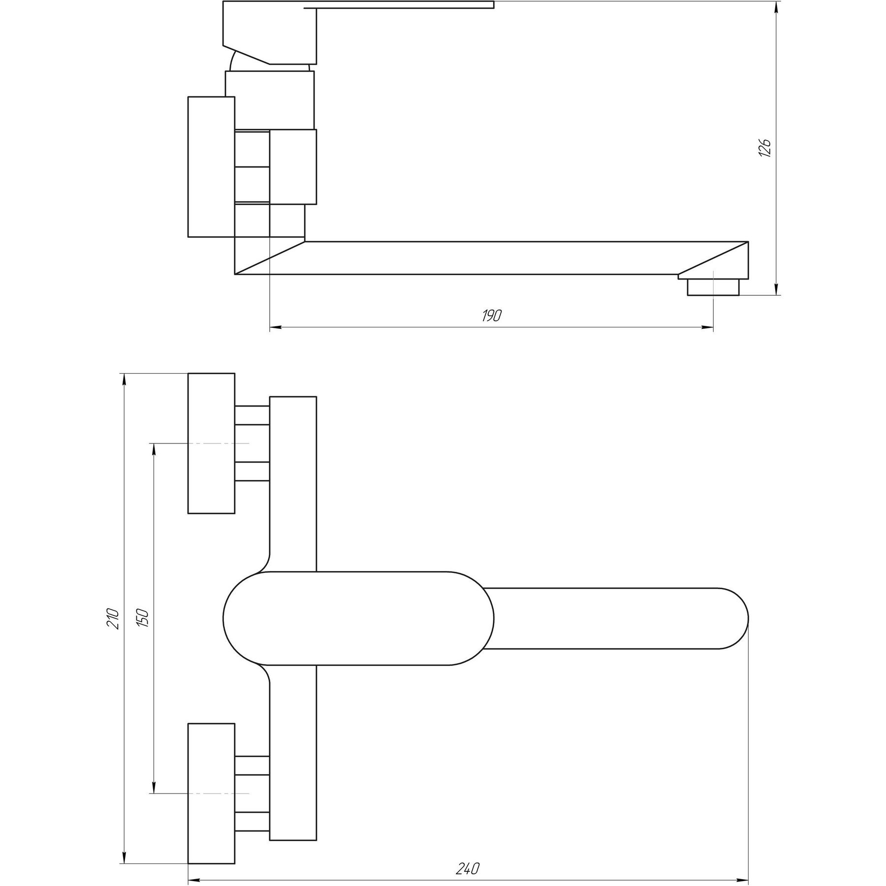 Topaz Barts TB 07218-H36 Габаритні розміри