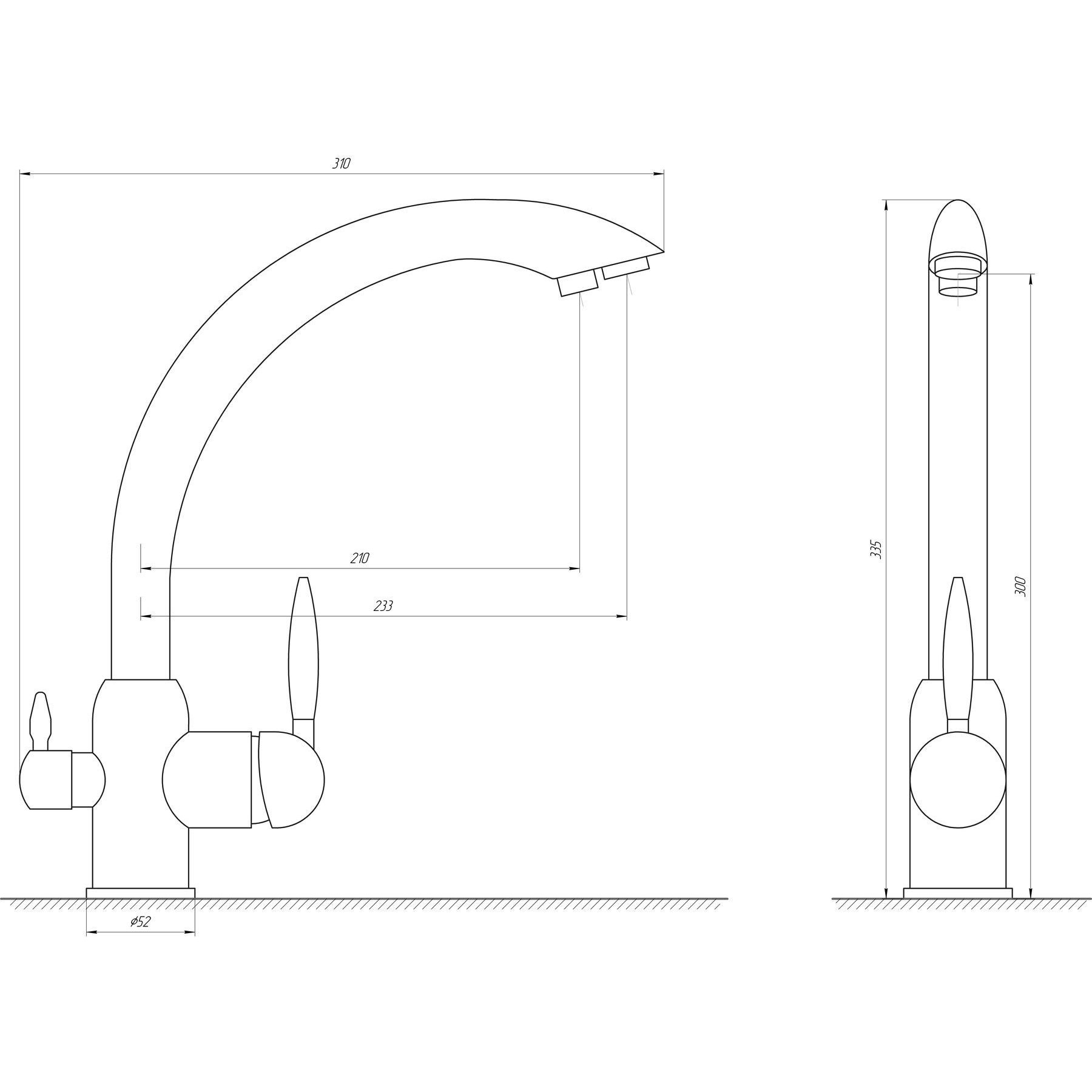 Globus Lux Lazer GLLR-0777 Габаритні розміри