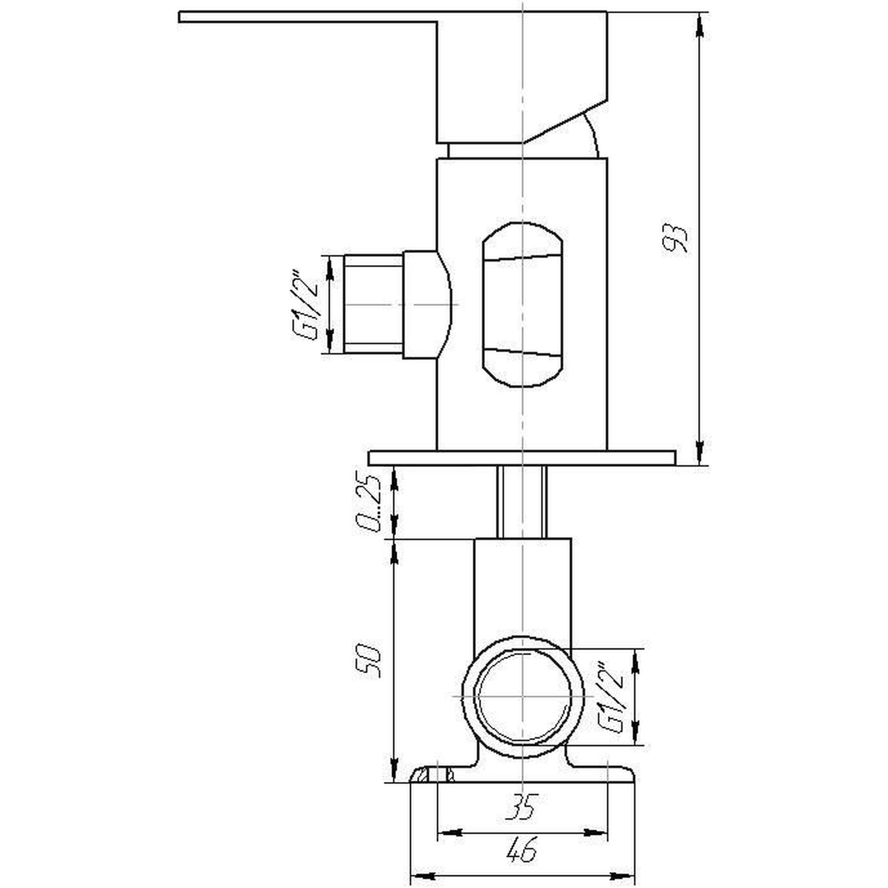 Topaz Barts TB 077106-H36 Габаритні розміри