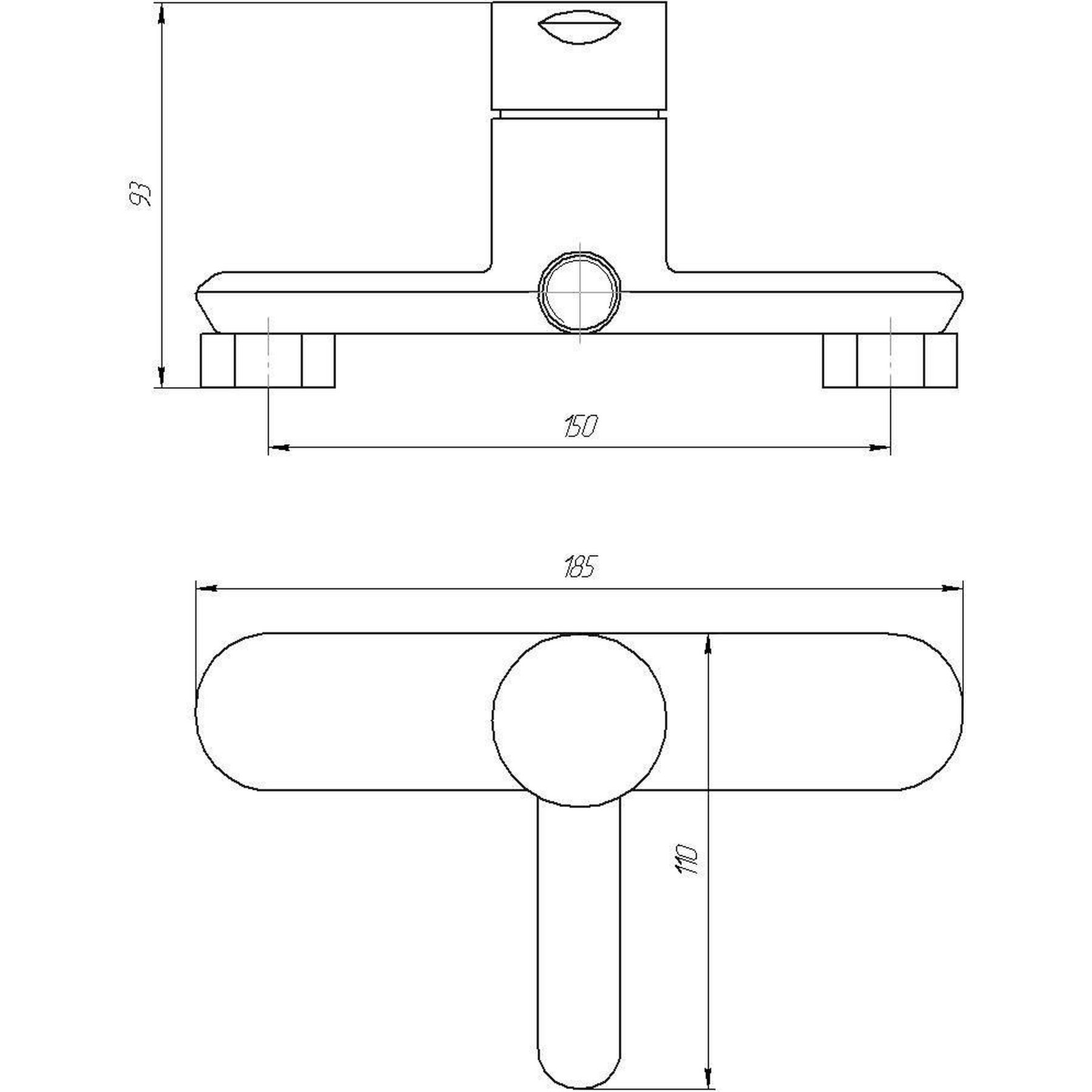 Topaz Corsica TC 16701-H48 Габаритные размеры