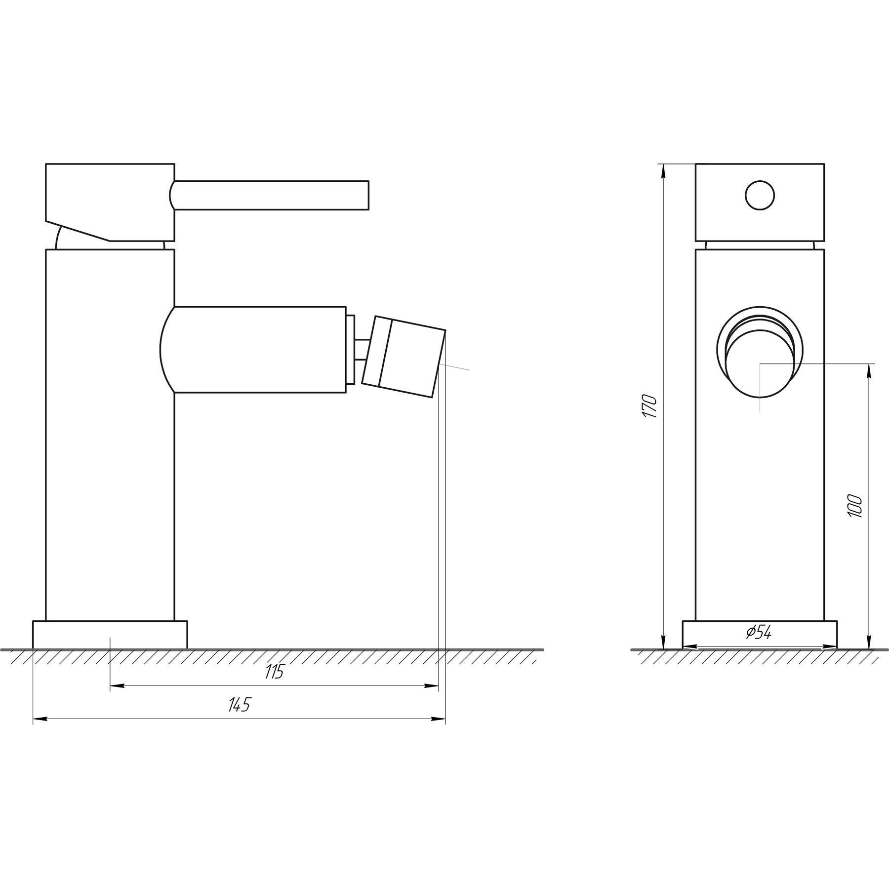 Globus Lux Alpen SBT1-106 Габаритные размеры