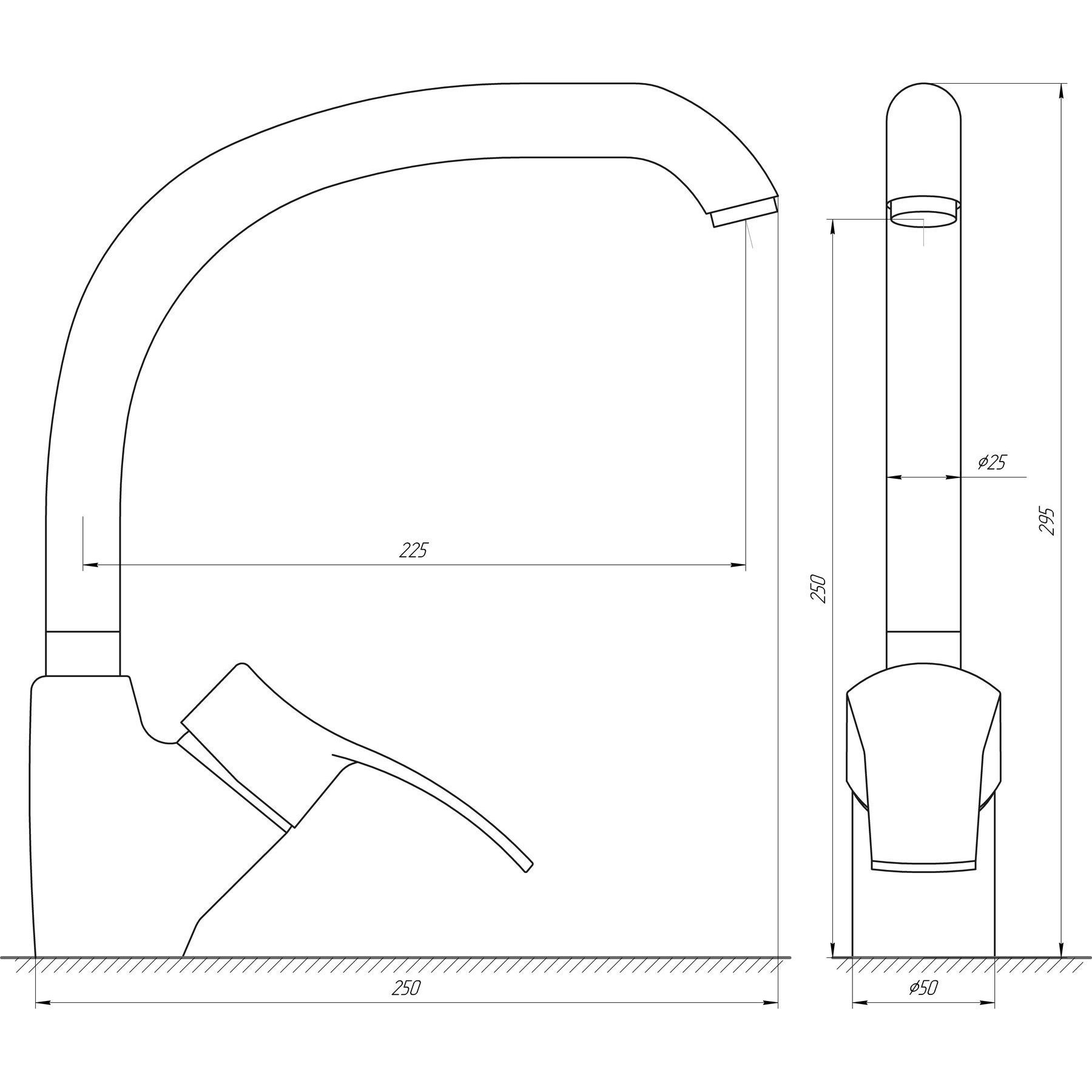 Globus Lux Queensland GLQU-0203S-BIG-6-MARONE Габаритні розміри