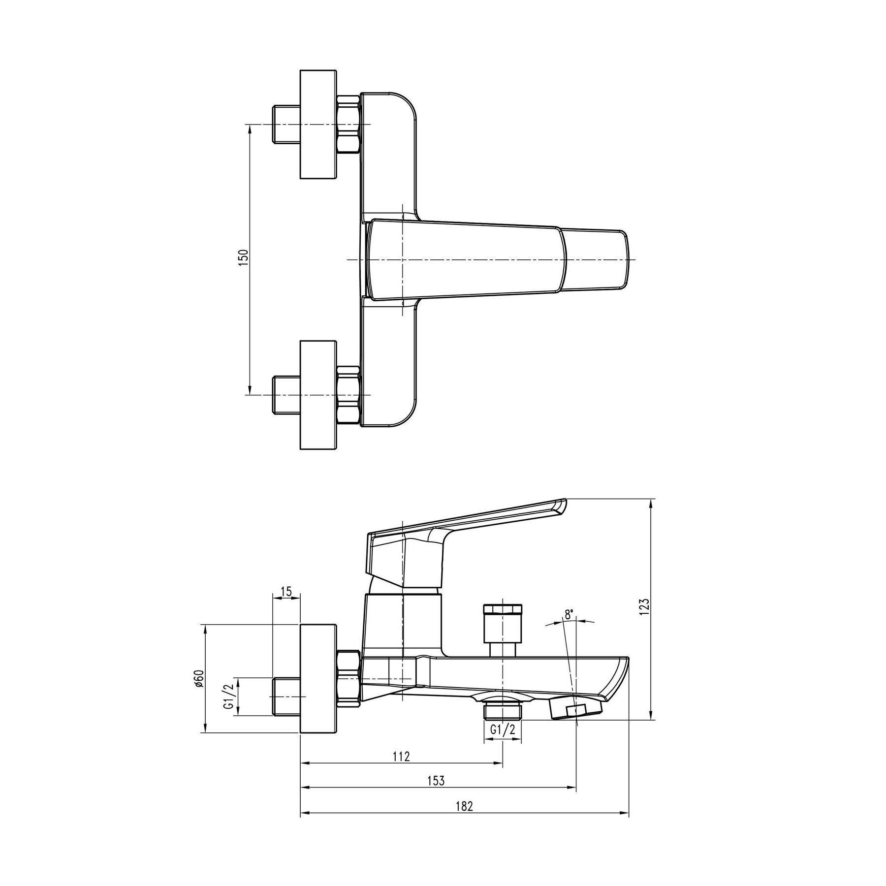 Topaz Lexi TL 21101-H57-0 Габаритні розміри