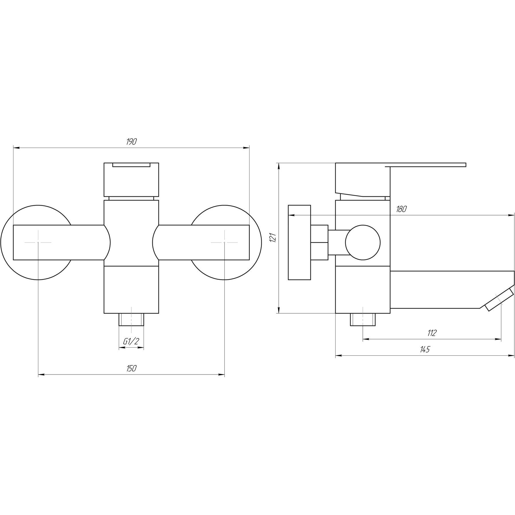 Globus Lux Ring SR-102N Габаритні розміри