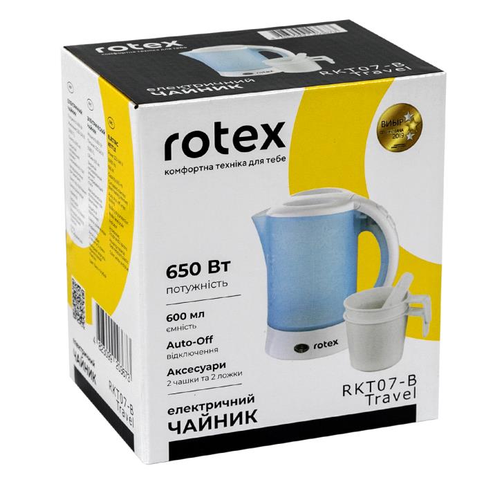 Електрочайник Rotex RKT07-B Travel відгуки - зображення 5