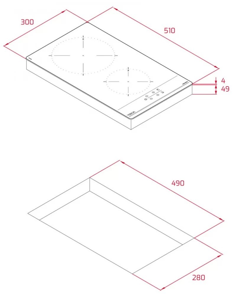 Teka IBC 32000 (112520027) Габаритні розміри