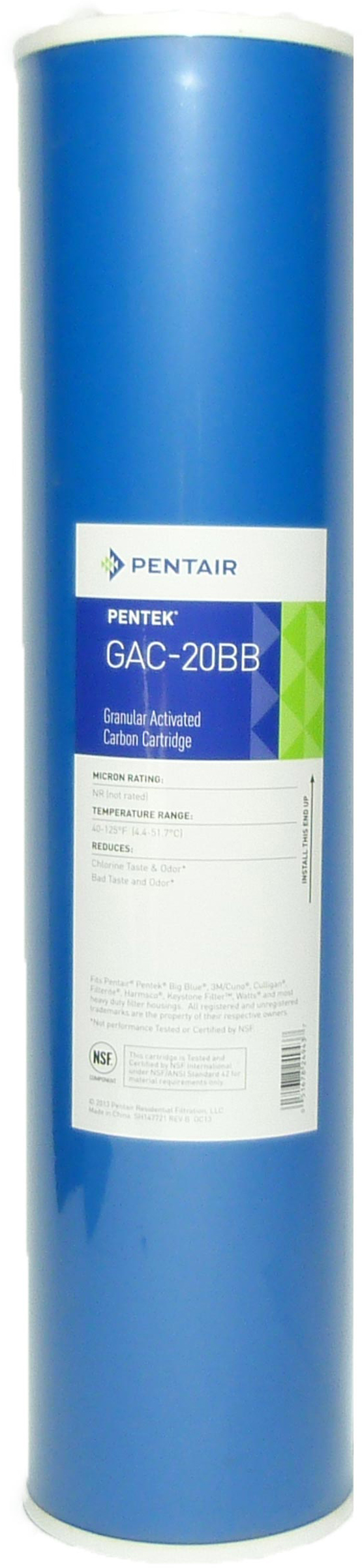 Картридж Pentek від органічних сполук Pentek GAC-20ВВ″ 20 мкм (155249-43)