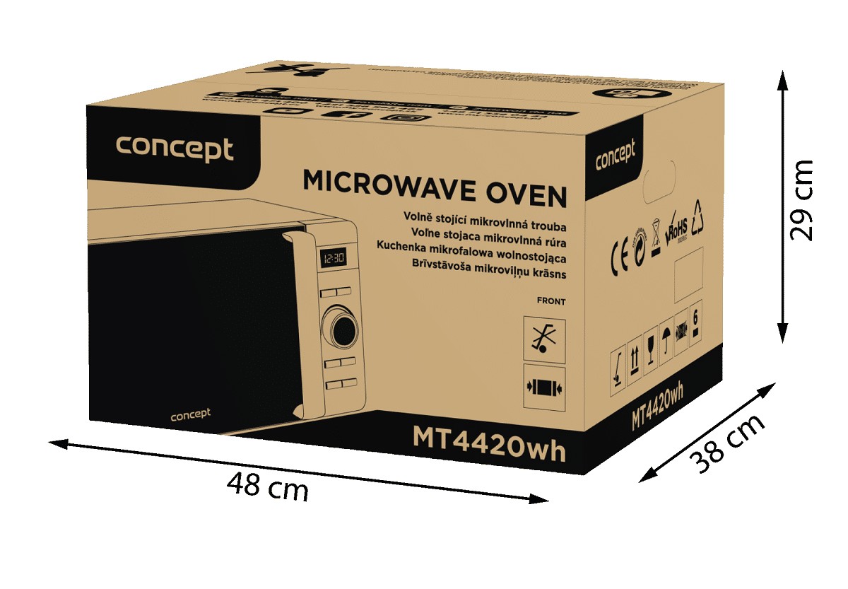 Микроволновая печь Concept MT4420wh характеристики - фотография 7